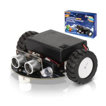 ACEBOTT Smart Robot Car Kit Compatible with BBC Micro:bit V2, STEM Science Kits Coding Gifts for Boys Girls Teens, LEGO-Compatible Coding Robots