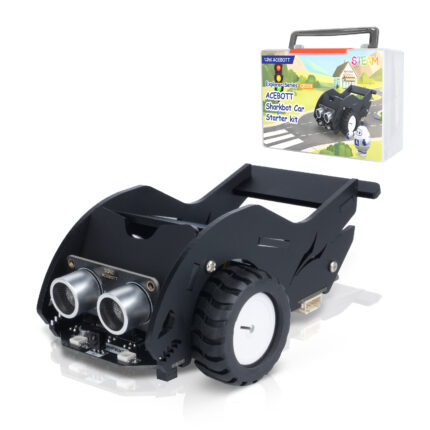 QE028 SharkBot Smart Car Kit Compatible with Arduino , Python & ACECode